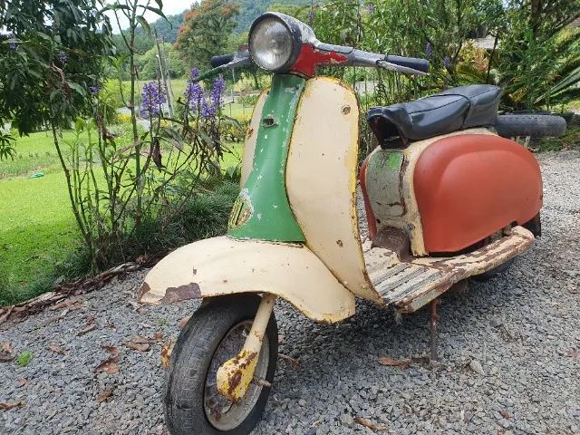 Lambretta Moto Peças Restauração Decoração Retro Restaurante Pub Pousada Hotel Museu - Foto 2