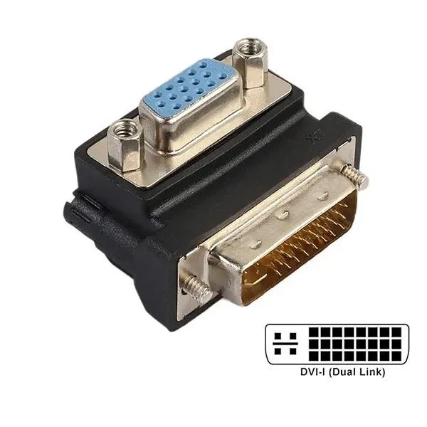 Conversor Adaptador DVI-I Macho (24 + 5 pinos) Para VGA Fêmea - Exbom em São Luís ma