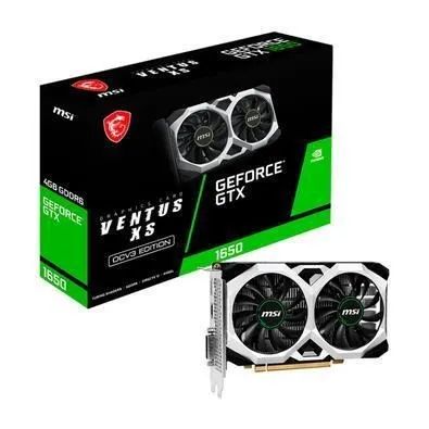 Placa de vídeo Gtx1650 D6 Ventus XS Ocv3 MSi Nvidia GeForce 4GB GDdr6