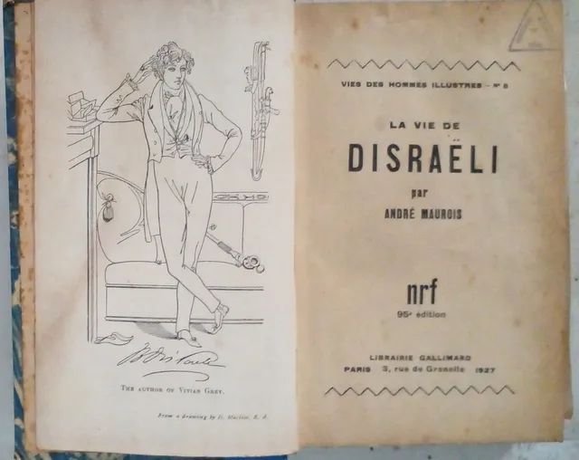 LÁ VIE DE DISRAELI/ ANDRÉ MAUROIS 
