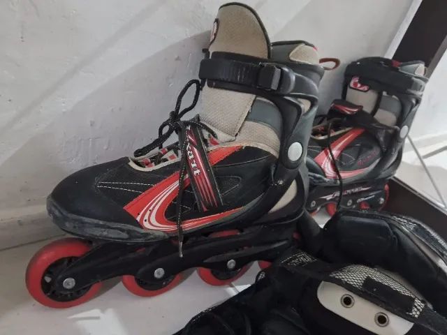 Kit Patins Joelheira e Cotoveleira - Tamanho 42 - Foto 2