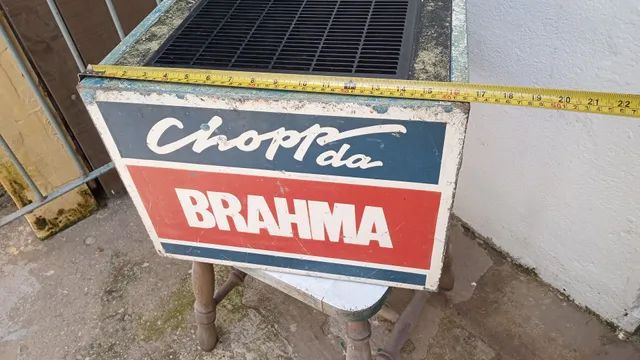 Caixa antiga chopp Brahma  - Foto 4