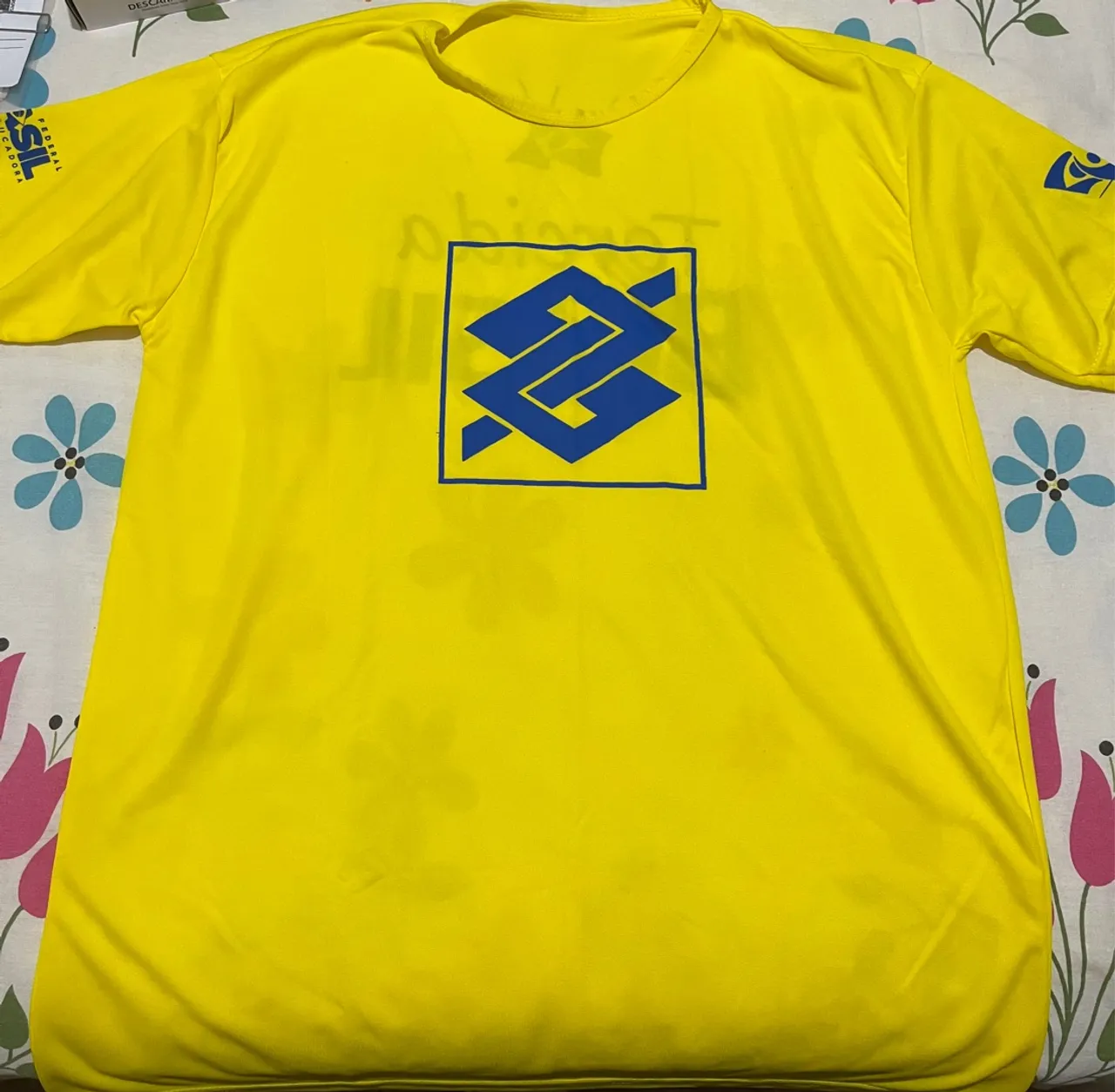 Camiseta Oficial CBV Brasil Volei Seleção Brasileira - Tamanho G Dryfit