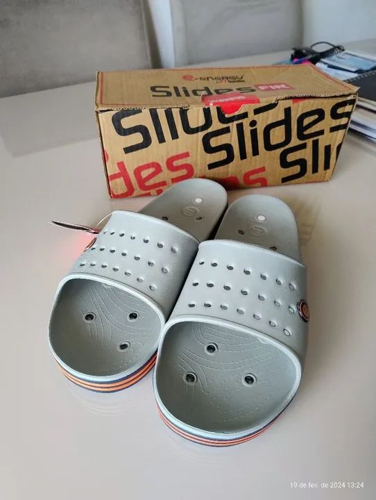 Chinelo Magnético Slides FIR E-energy Nipponflex - Foto 3
