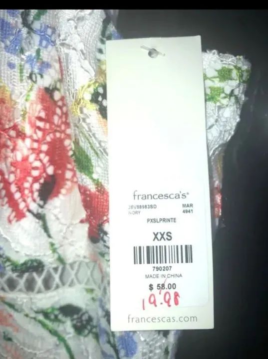 Vestido Floral Branco - Foto 5