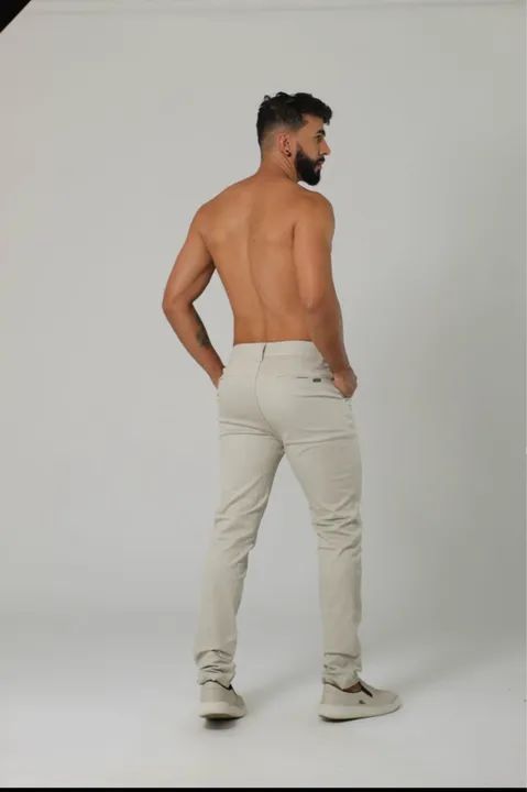 Calça em Brim com elastano - Foto 5