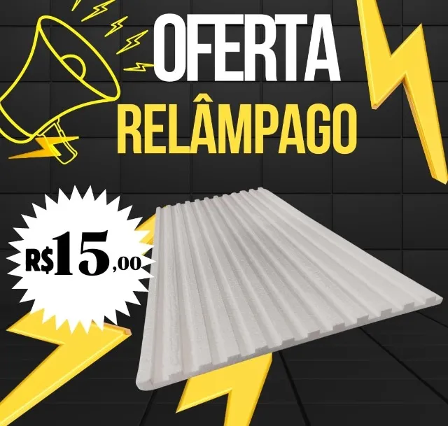 Oferta relâmpago painel ripado