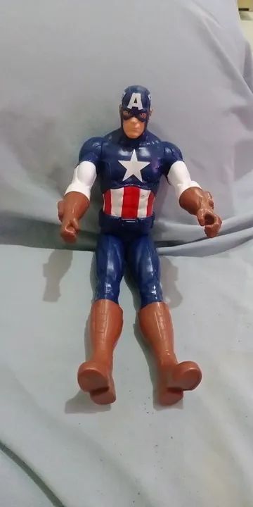 Boneco Capitão América para brincar ou coleção - Foto 4