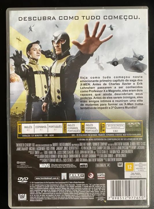 DVD X-Men: First Class - Primeira Classe - Original  - Foto 2