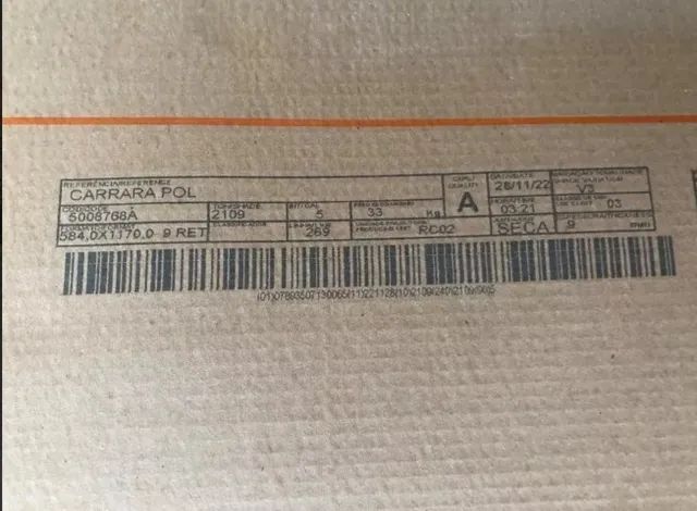 Porcelanato Ceusa Carrara Polido Retificado 58,4x117cm - Foto 3