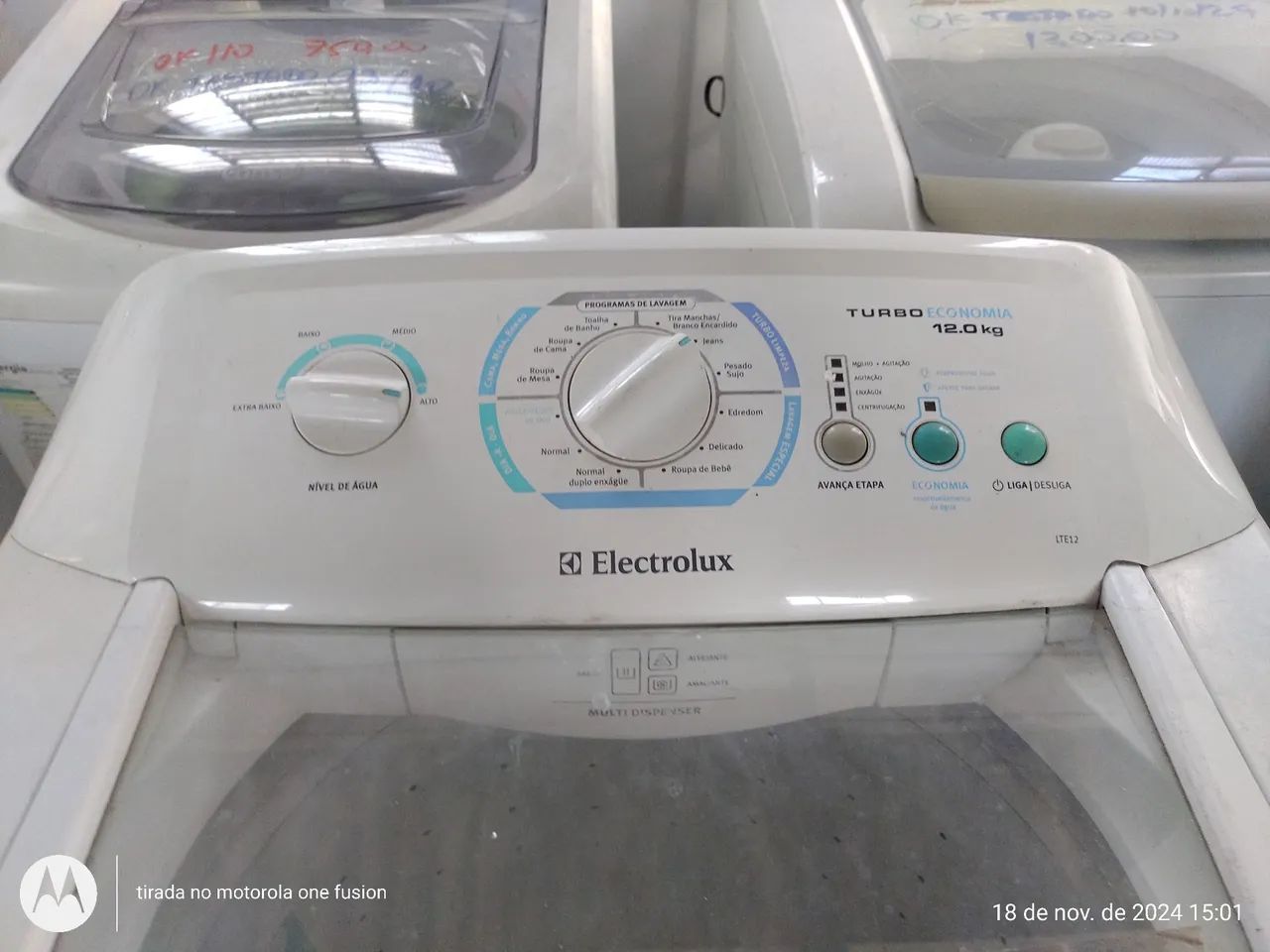 LAVADORA ELECTROLUX LTE12 220V