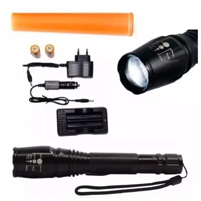 (NOVO) Lanterna Led Alta Potência com Sinalizador One-X LAN-7002 - Foto 2