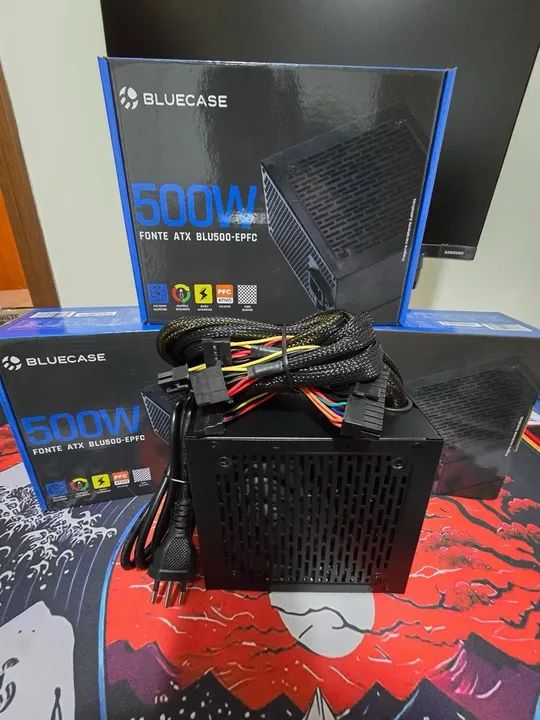 Fonte ATX 500w PFC Ativo BLU500-EPFC