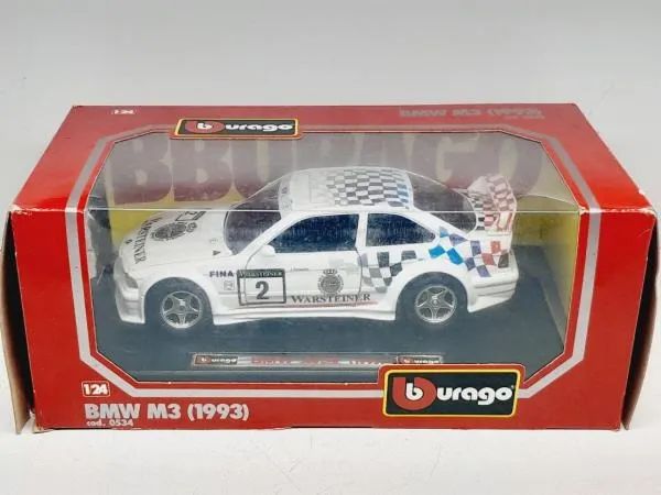 Miniatura BMW M3 1993 Bburago 1/24 (Caixa) - Foto 2