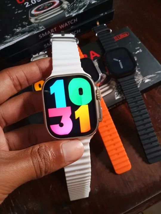 Relógio smartwatch ultra t10 faz e recebe ligação custo benefício  - Foto 5