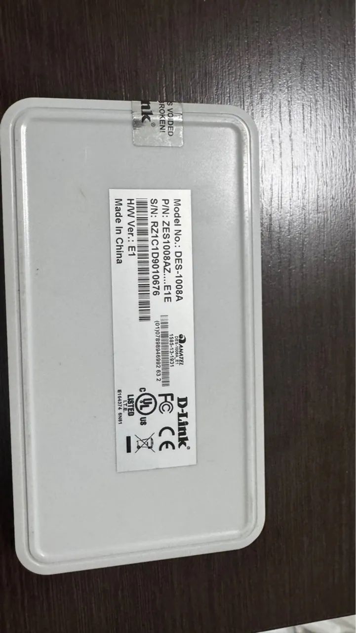 Switch 8 portas Dlink
