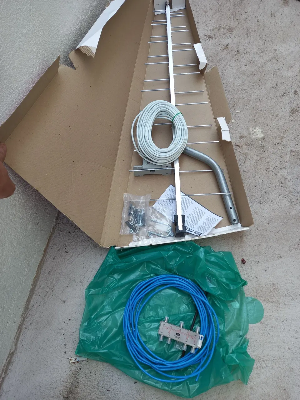 Antena Digital Externa HDTV Completa - Pronta para Instalar