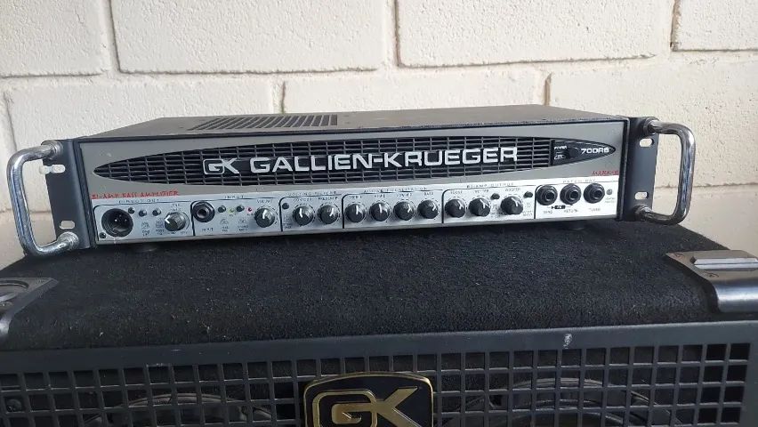 Amplificador de Baixo Gallien- Krueger 700RB caixa Goldline GLX