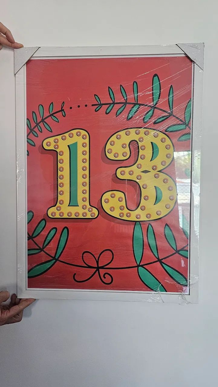 Quadro Decorativo Número 13