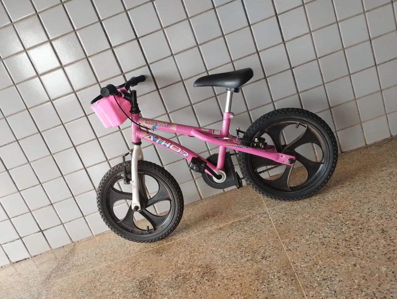 Bicicleta Infantil Rosa - Foto 3