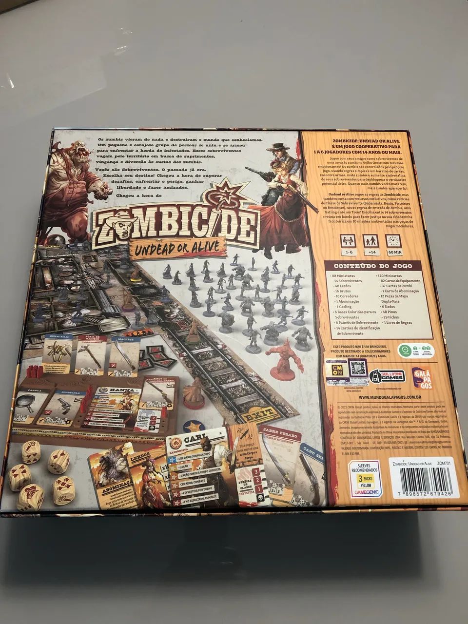 Zombicide: undead or alive jogo de tabuleiro  - Foto 4