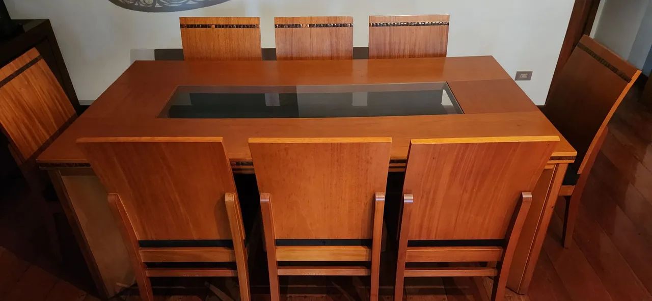 Mesa e cadeiras de jantar 8 lugares64168518308097120