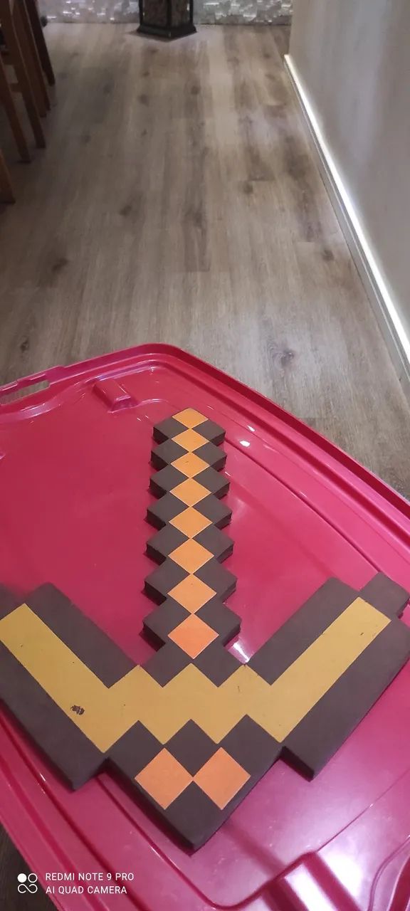 Pickaxe Minecraft - Brinquedo de espuma - Foto 4