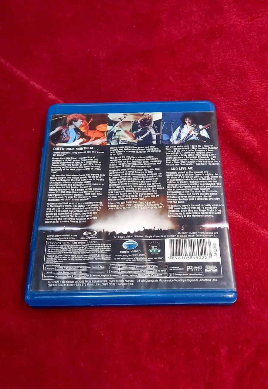 BLU-RAY QUEEN - ROCK MONTREAL & LIVE AID (ORIGINAL) - Foto 5