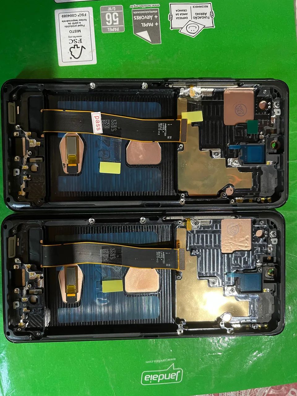 Tela Samsung S20 ultra nova oled cor preta - faço envio/ Olx pay - Foto 2