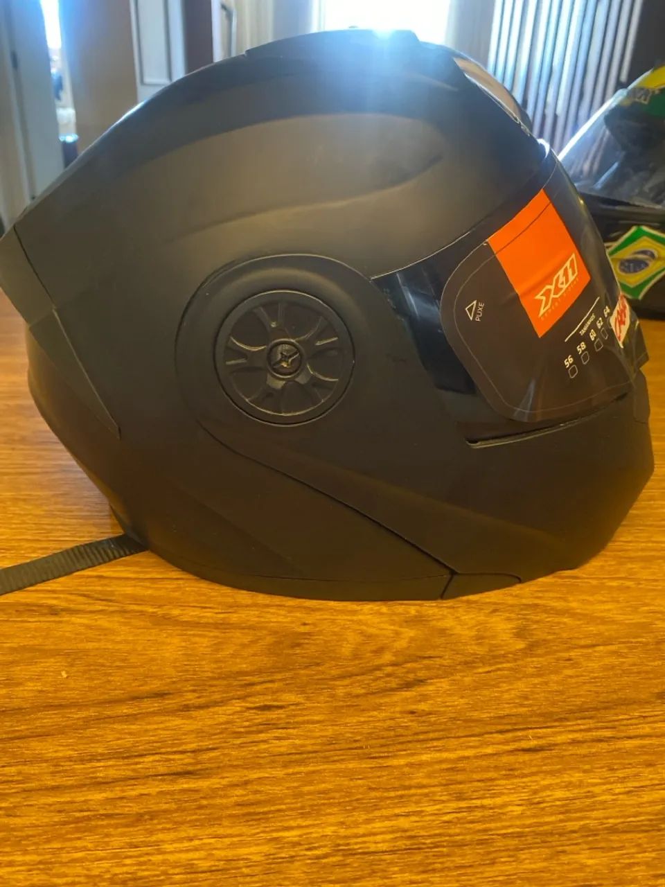 Capacete Orz - Preto escamoteavel - Foto 2