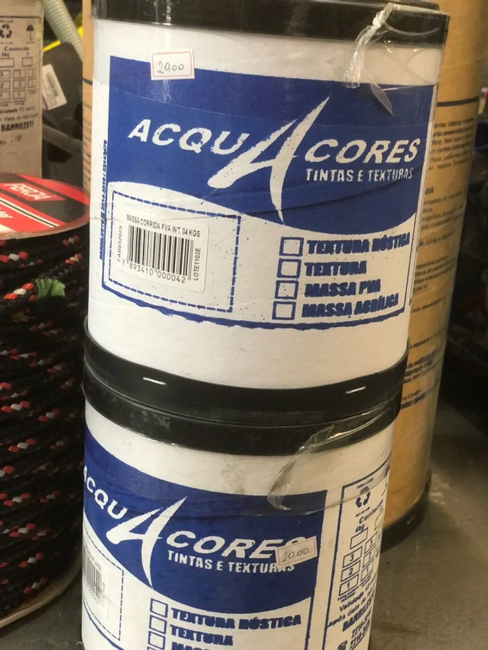 Massa Acrilica Acquacores 4KG