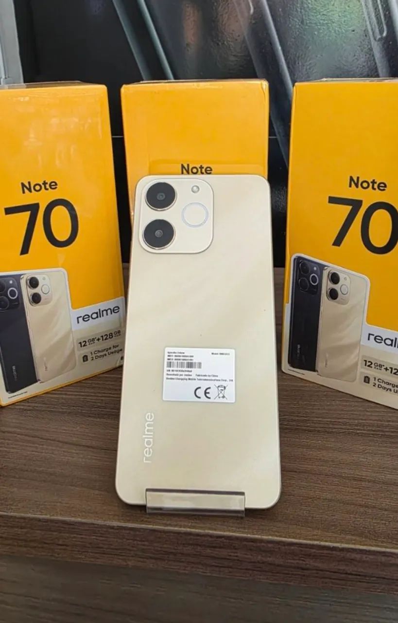 Celular Lançamento Realme - Note 70 Com Garantia - 256Gb/8Ram