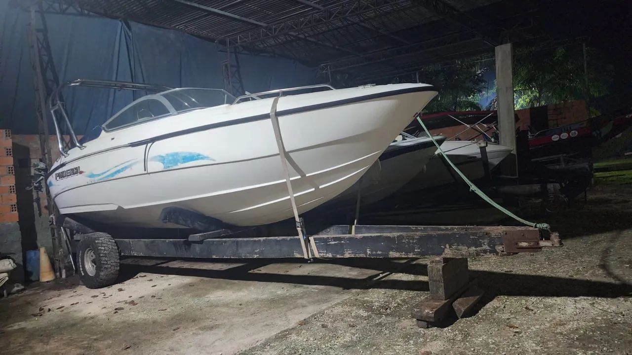 Lancha 23 pes motor mercuri 145 cavalos top - Foto 5