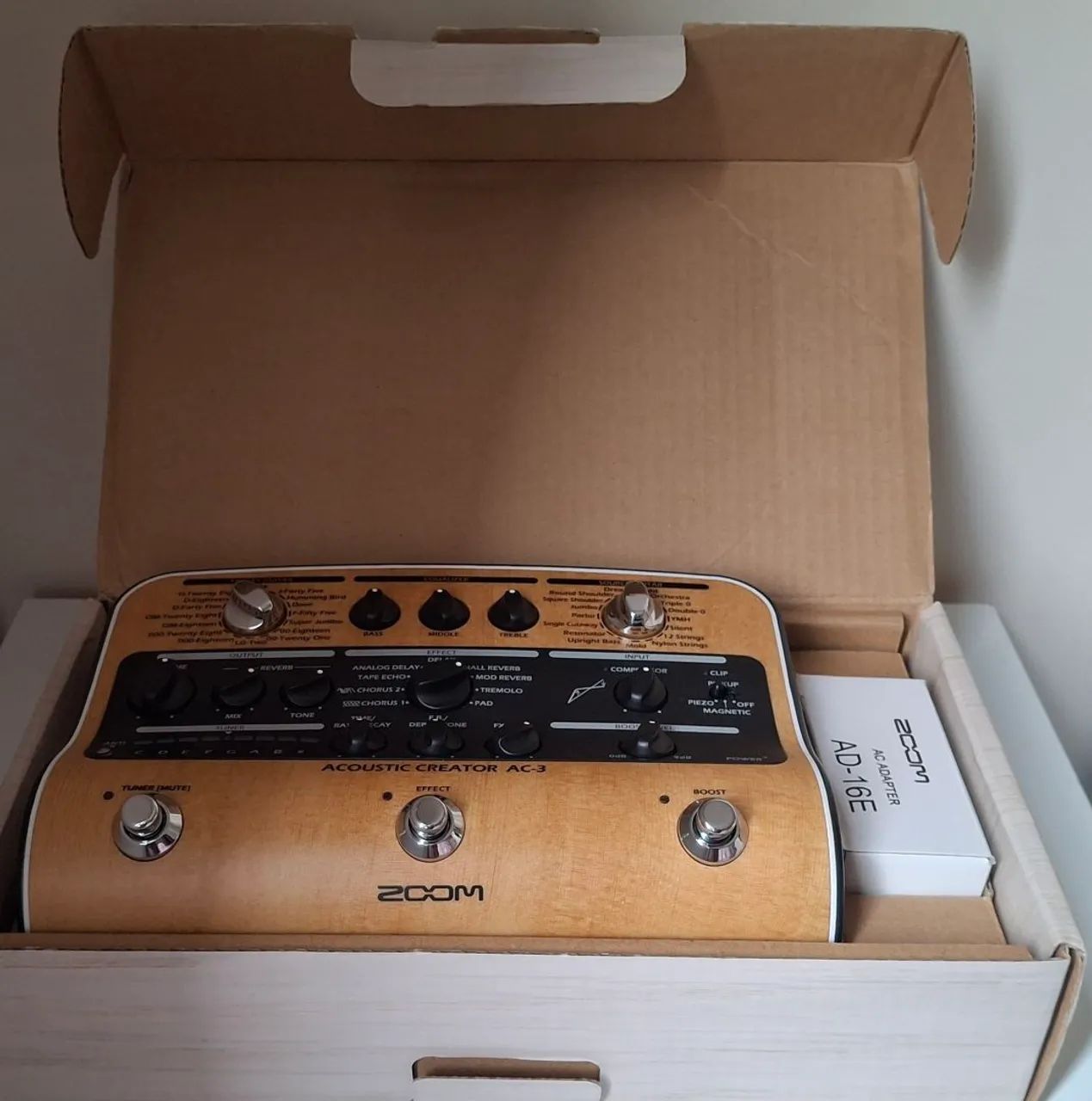 Zoom Acoustic Creator AC-3 - Multi-Efeitos para Violão - Foto 4