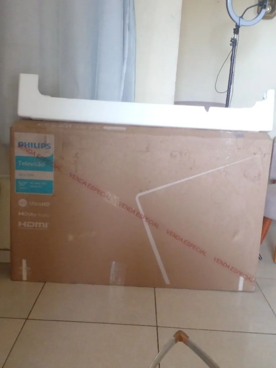 SMART PHILIPS AMBILIGHT 50 POLEGADAS 4 K NOTA FISCAL GARANTIA  - Foto 2