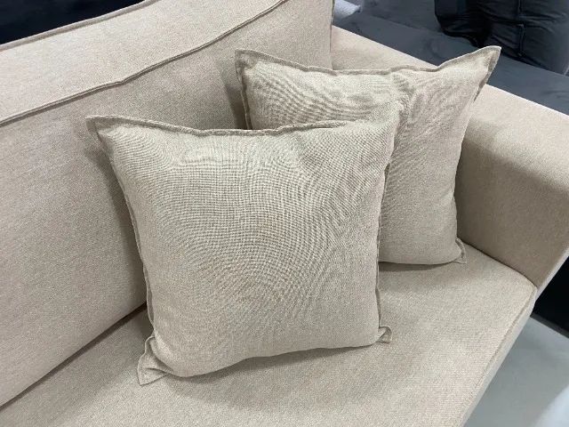 Sofá Fixo 2,40m com Molas Ensacadas no Linho - Conforto e Elegância - Foto 2