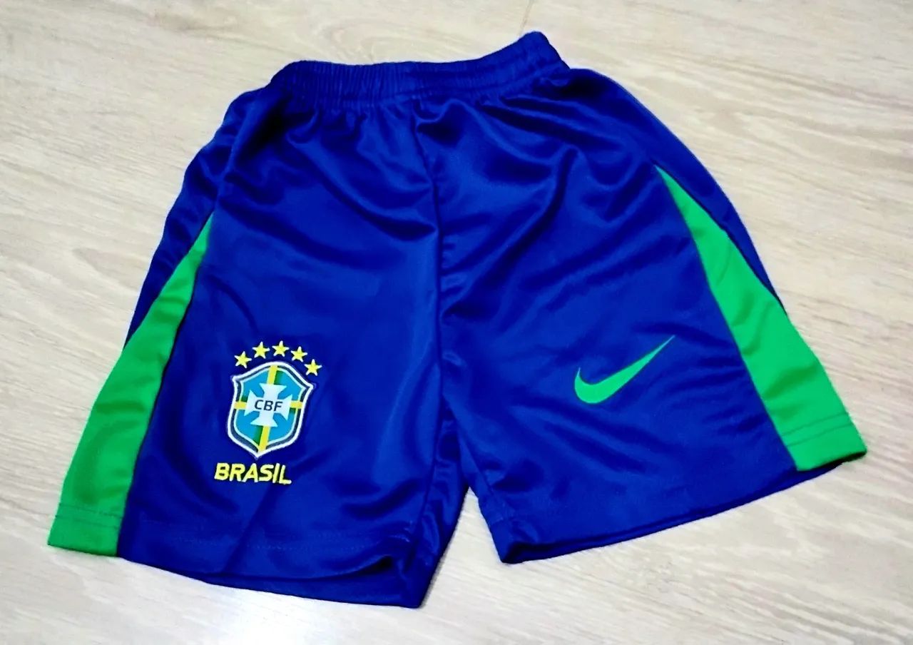 Conjunto INFANTIL Seleção Brasileira 2025 - fabricação Tailandesa + CAMISETA NIKE BRINDE - Foto 3