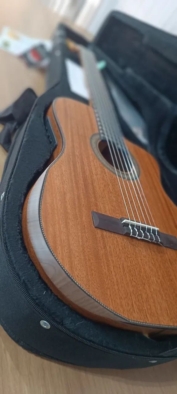 Violão Nylon Eletroacústico Clássico Cutaway Anatômico Natural Fosco Marquês - VN-181NSEQ  - Foto 2