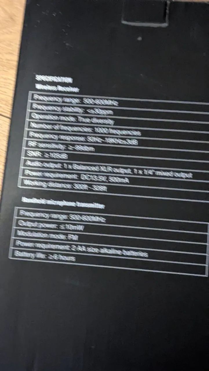 Microfone Sem Fio Phenyx Pro PTU-10 - Foto 2