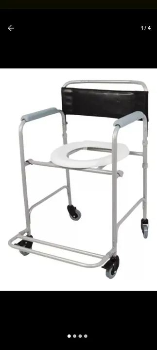 Cadeira de Banho com Rodas - DellaMED - Foto 3