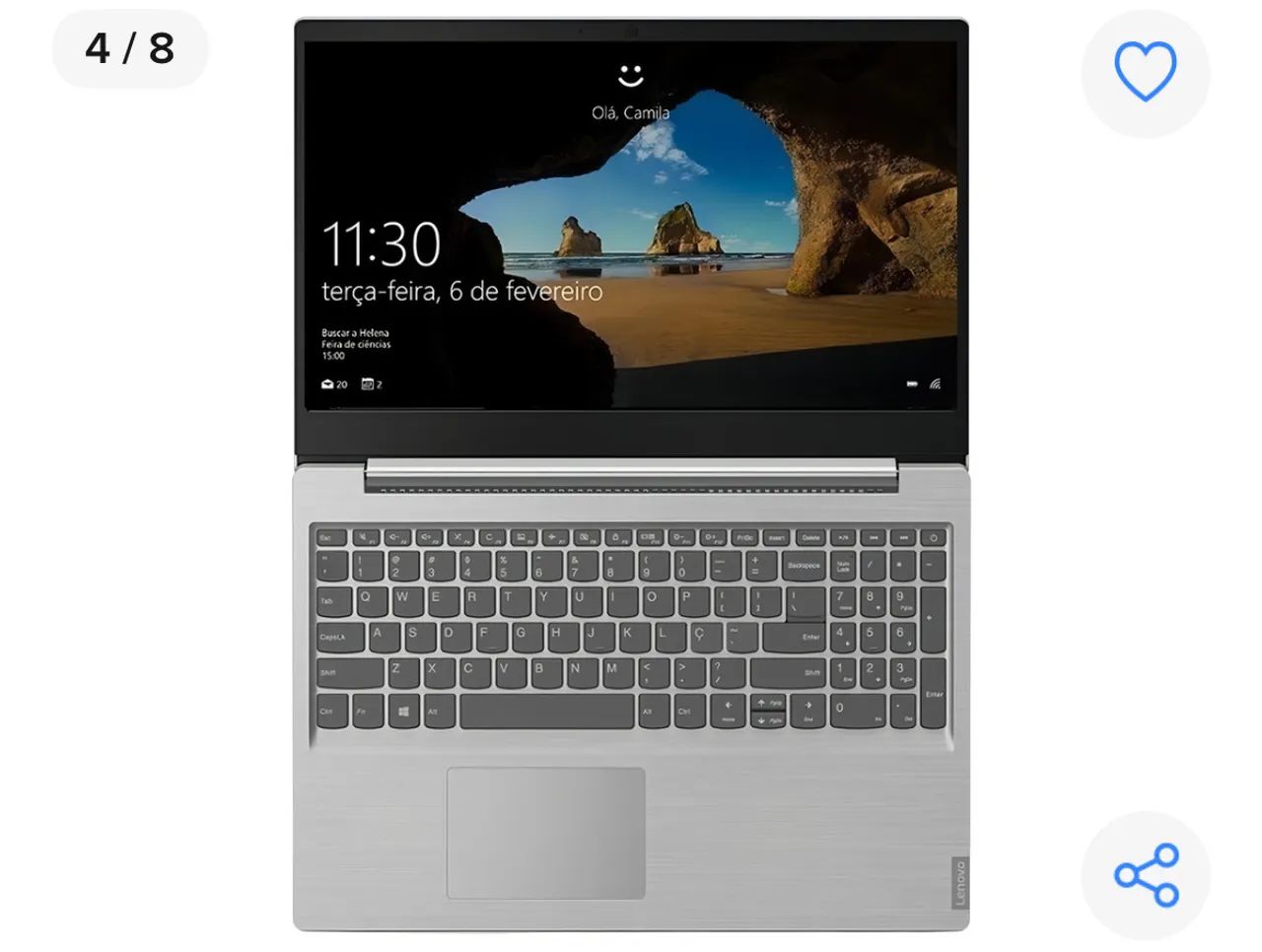 Notebook Lenovo Ideapad S145 - AMD Ryzen - Foto 5