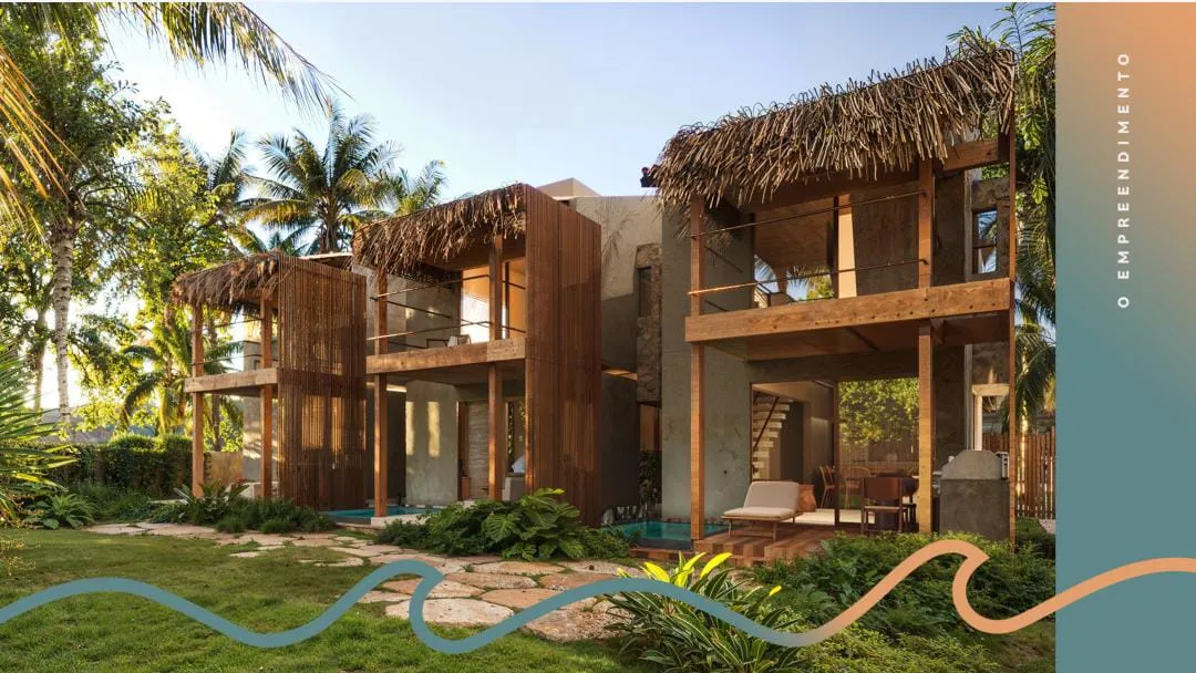 LANÇAMENTO DE BANGALOS EXCLUSIVO A BEIRA MAR 75M COM 2 SUITES BARRA GRANDE - Maragogi