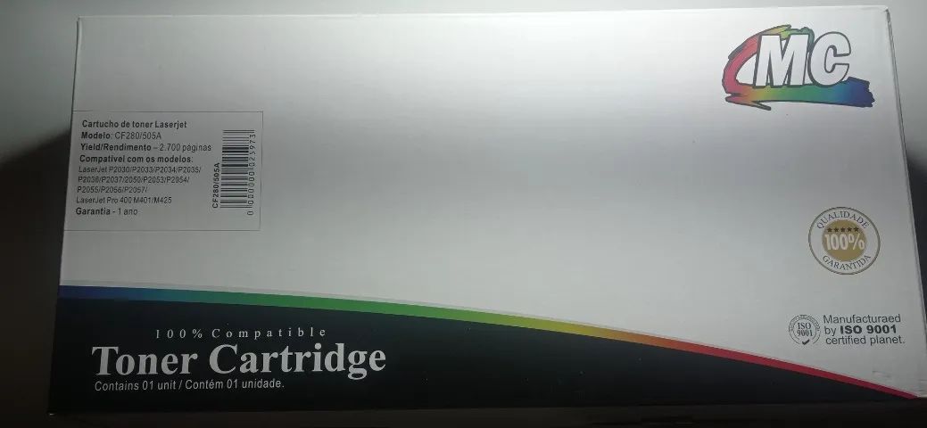 Toner para HP 280 505A compatível. Caixa com 20Uni.  LEIA A DESCRIÇÃO!
