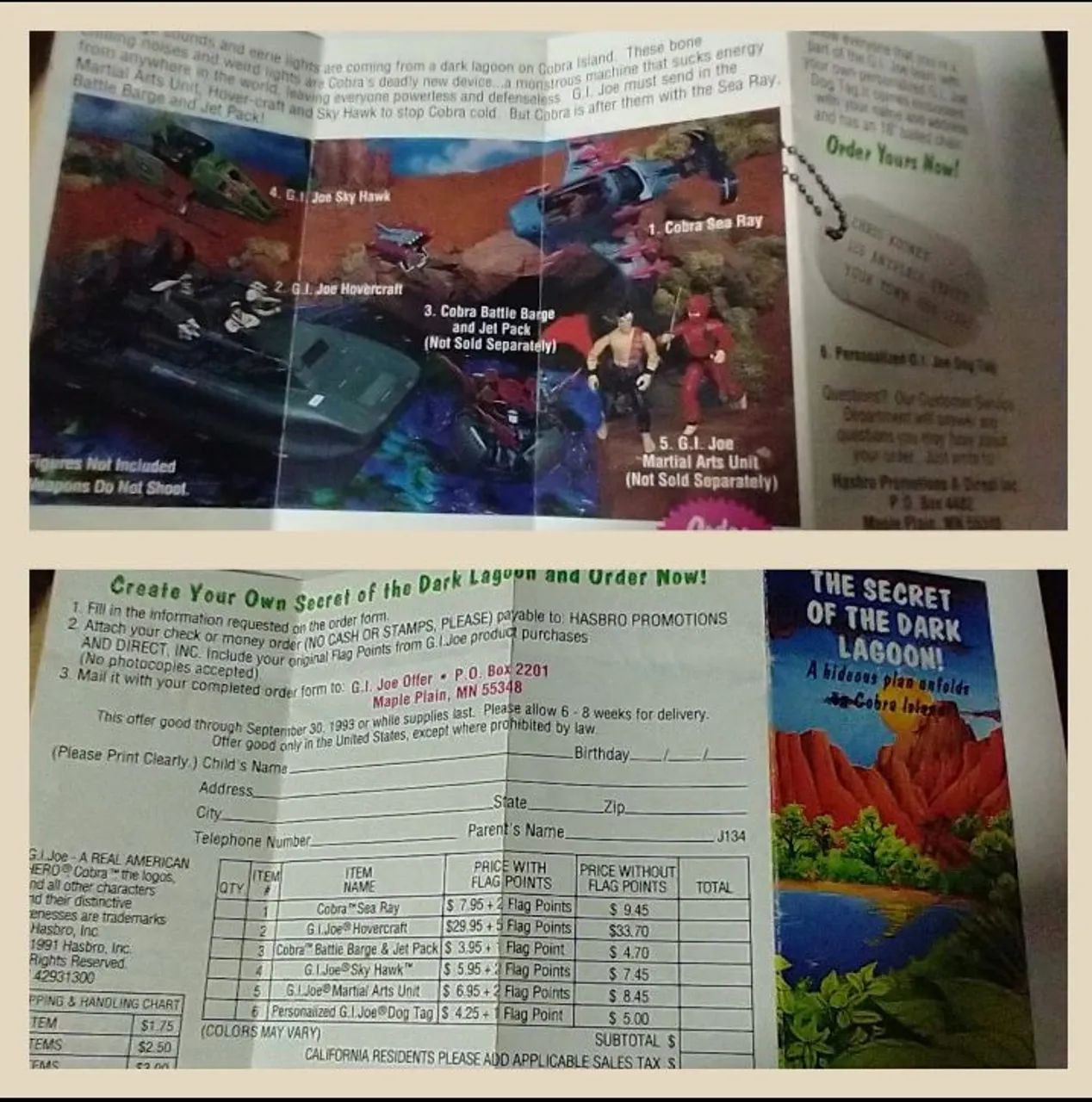 Conjunto encartes G.I. Joe - Comandos em ação  - Foto 4