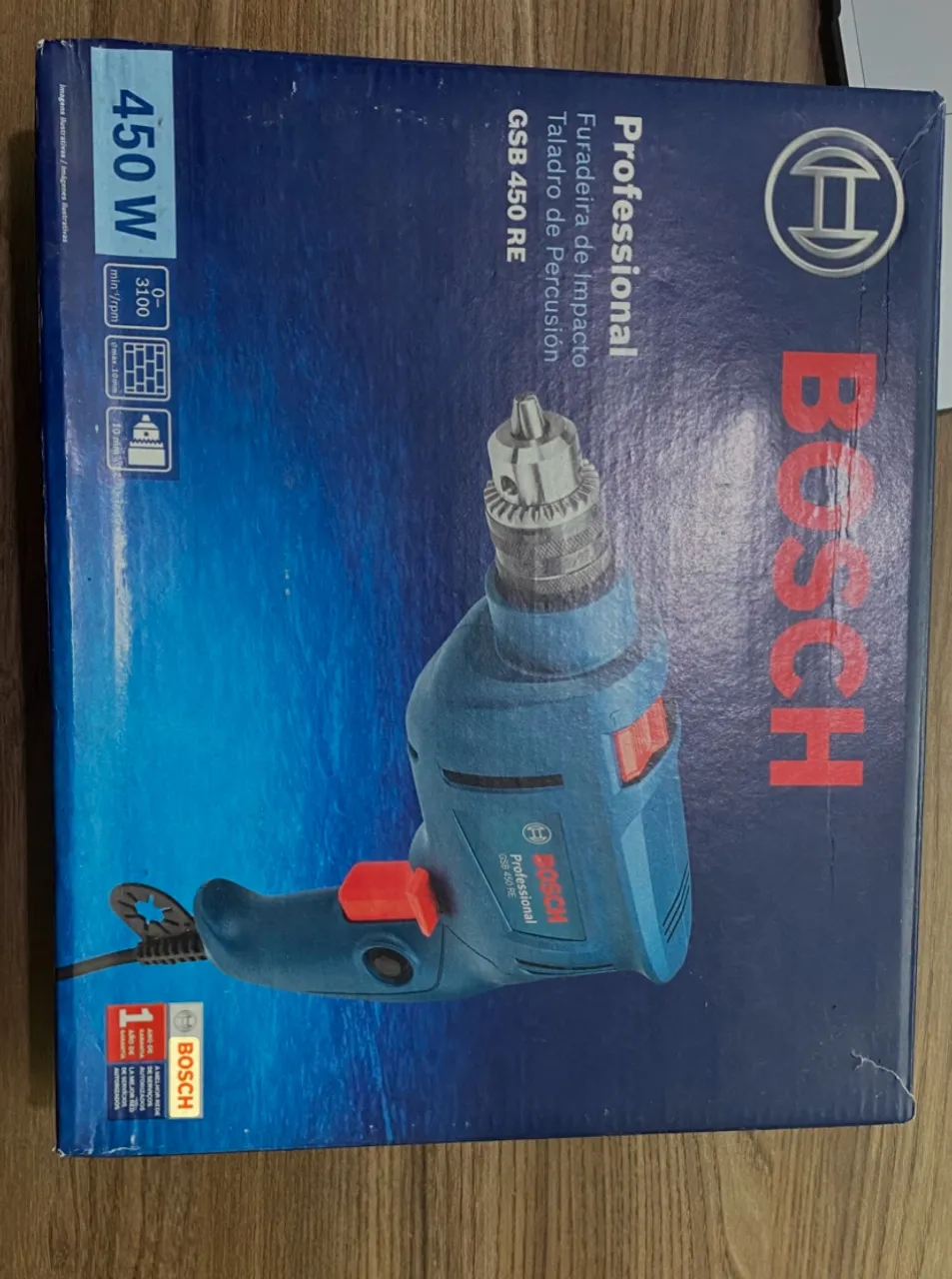 Furadeira de Impacto Bosch GSB 450 RE 450W
