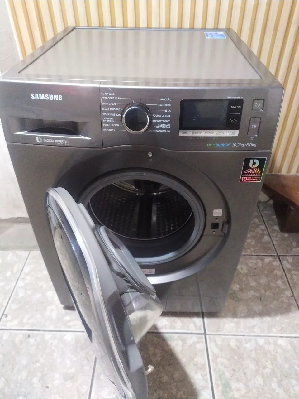 Lava e seca Samsung grafite inverter 11kg c/garantia, entrego,parcelo.