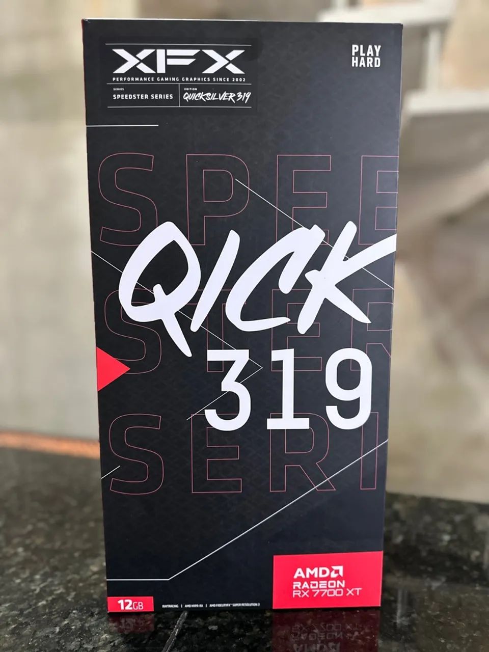 Placa de Vídeo XFX RX 7700 XT Merc 319. Aceito troca  - Foto 2
