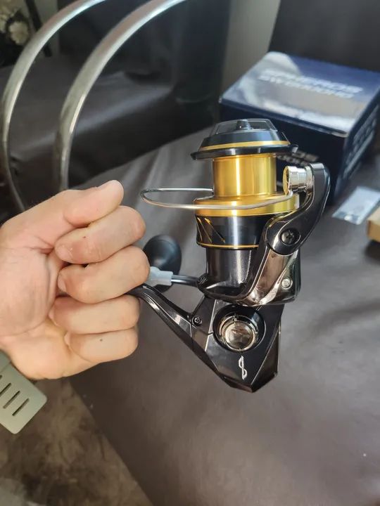 Molinete Shimano Spheros SW 6000 HG - NOVO - Esportes Aquáticos