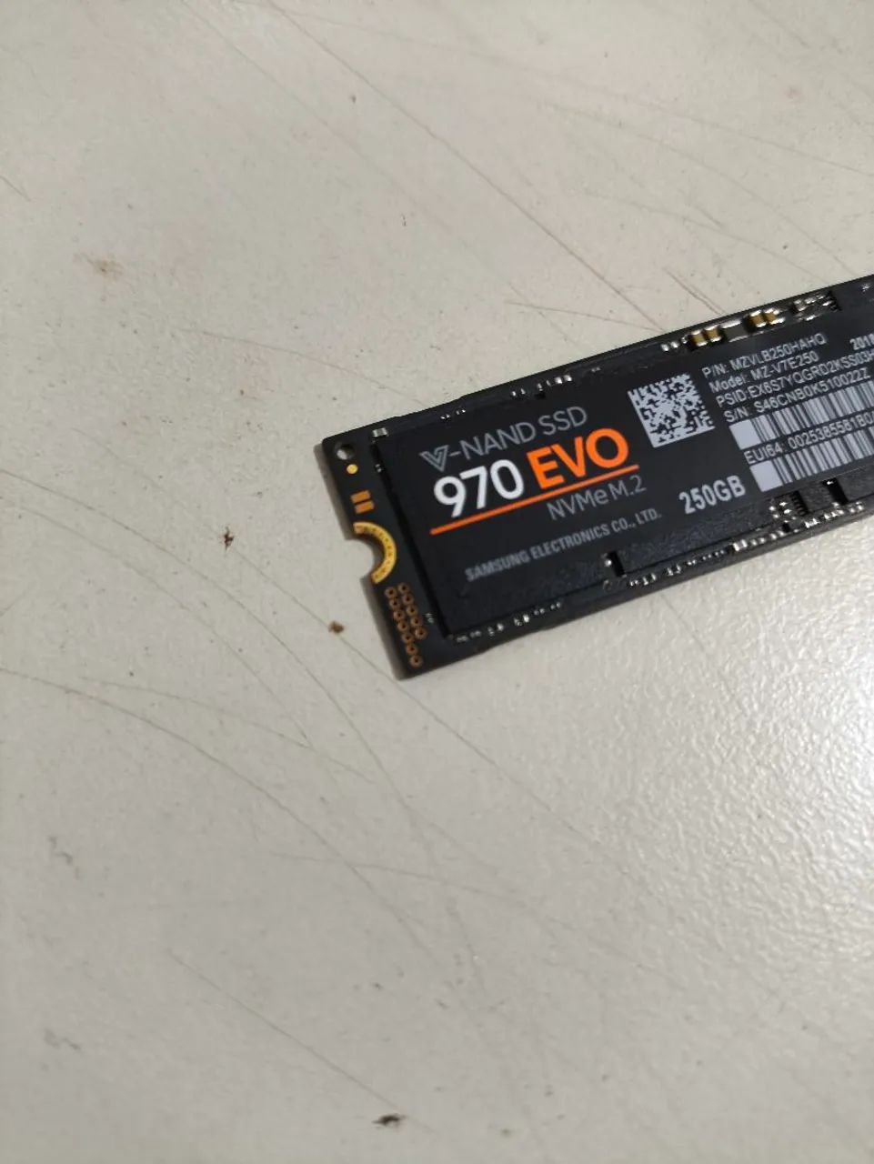 SSD Samsung 970 EVO NVMe M.2 250GB