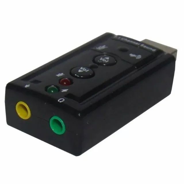 Adaptador De Som Usb 7.1 Canais - Foto 2